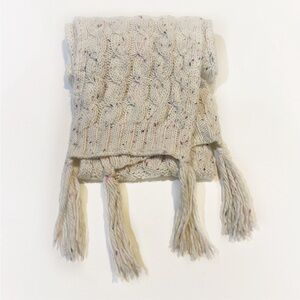 Hollister White Confetti Scarf